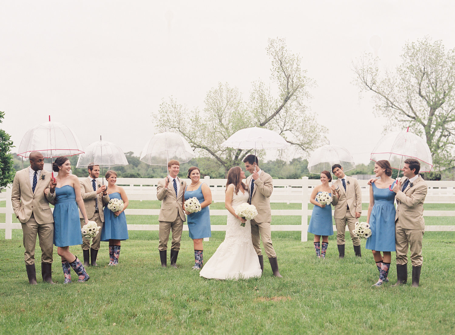Why you should never let a little rain ruin your wedding day